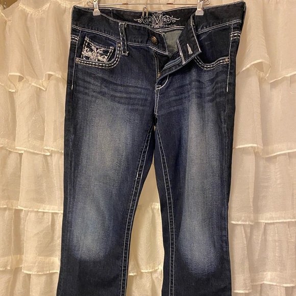 Boot Cut, Dark Wash Jeans - Picture 2 of 4